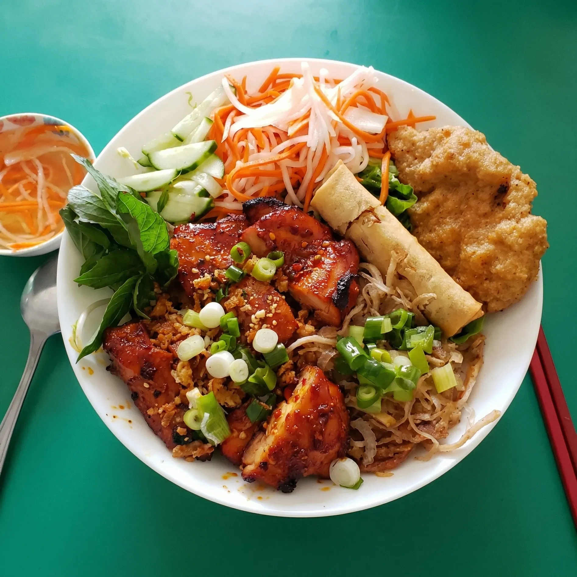 Mighty spicy chicken at Kim Thanh Restaurant Winnipeg